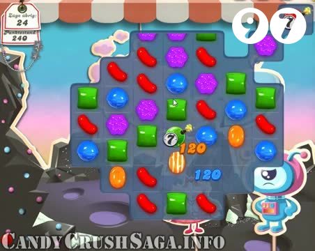 Candy Crush Saga : Level 97 – Videos, Cheats, Tips and Tricks